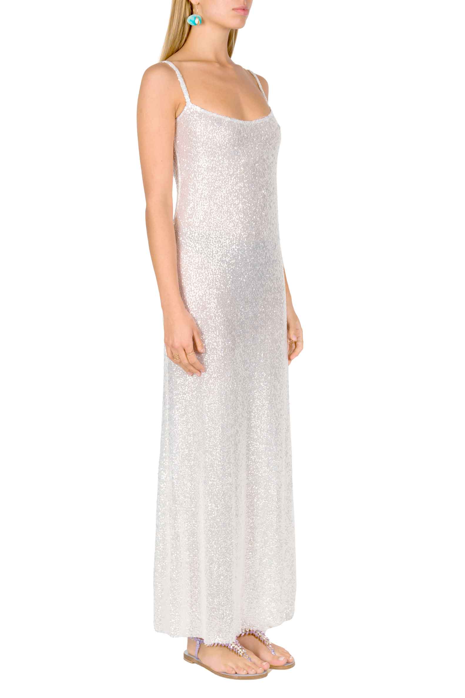 Abito slip con paillettes