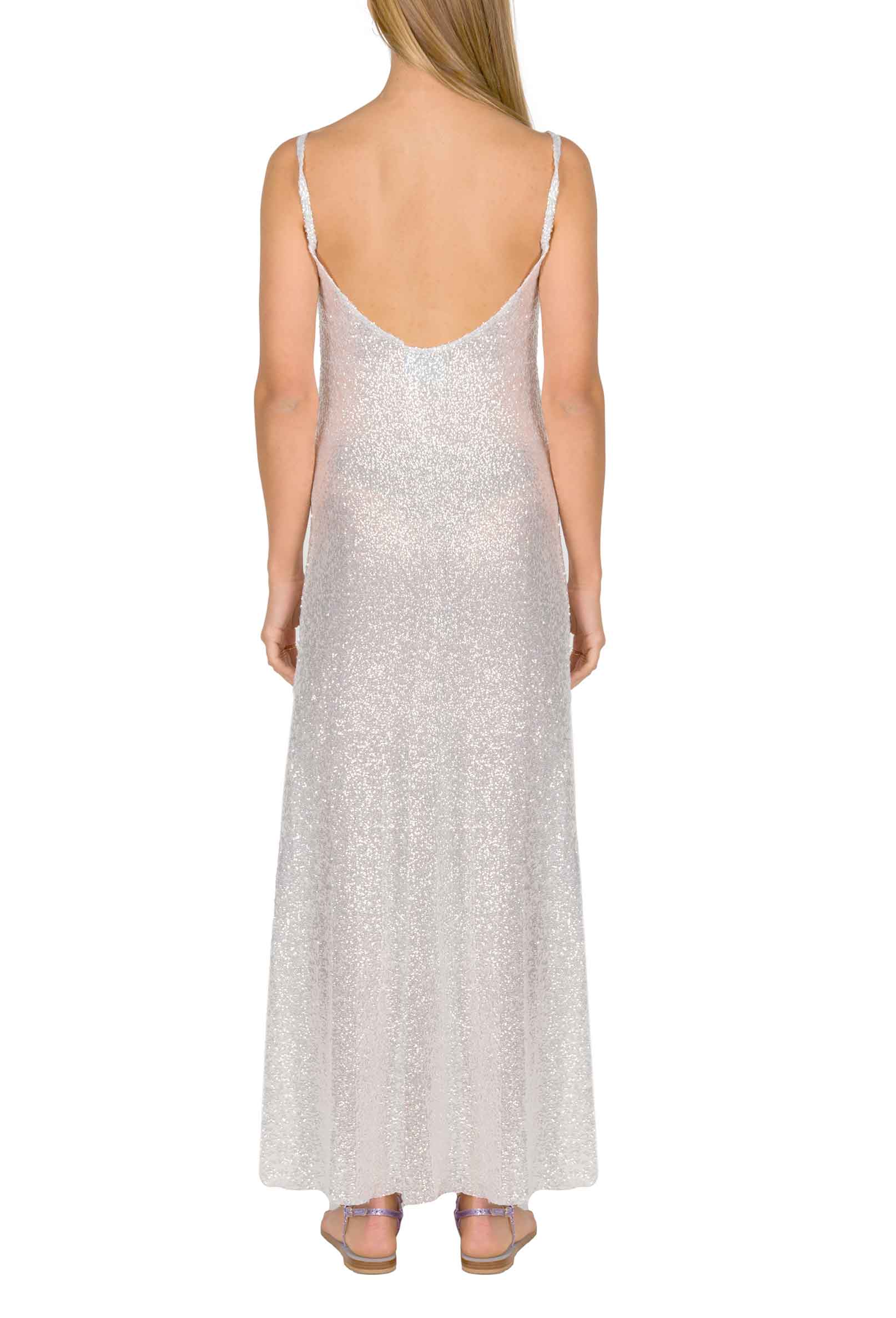 Abito slip con paillettes