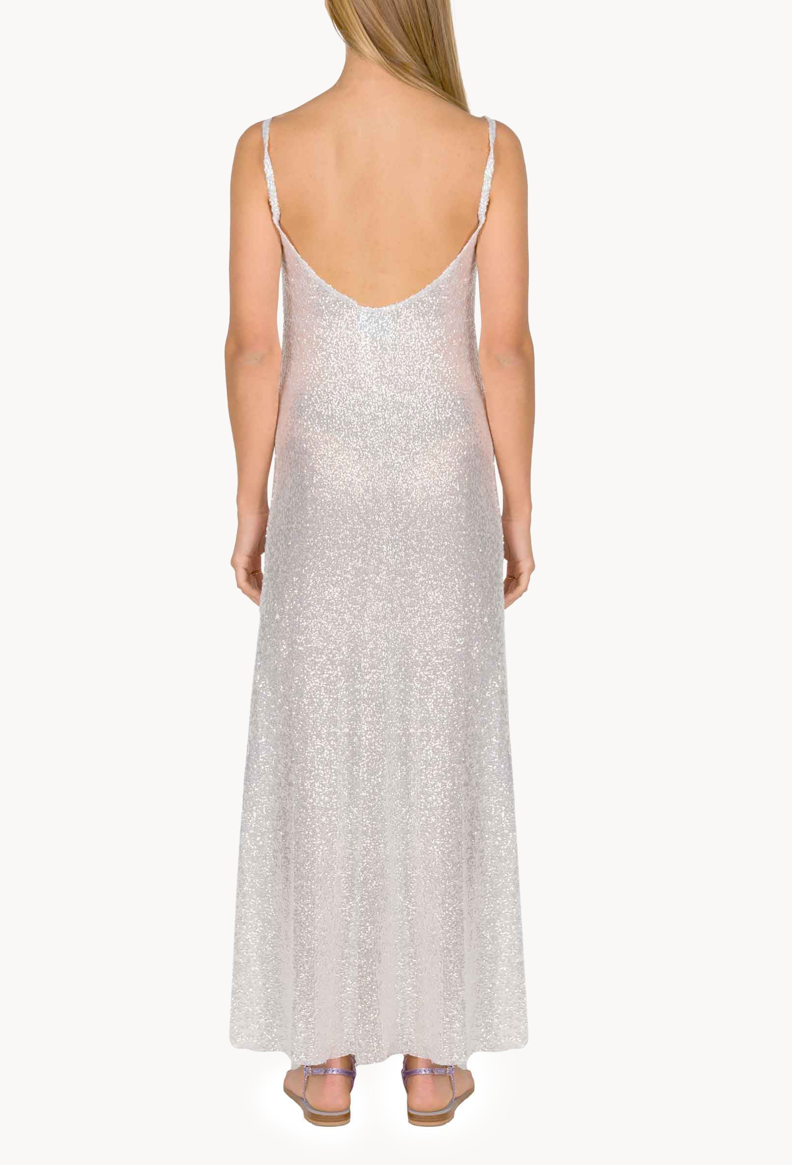 Abito slip con paillettes