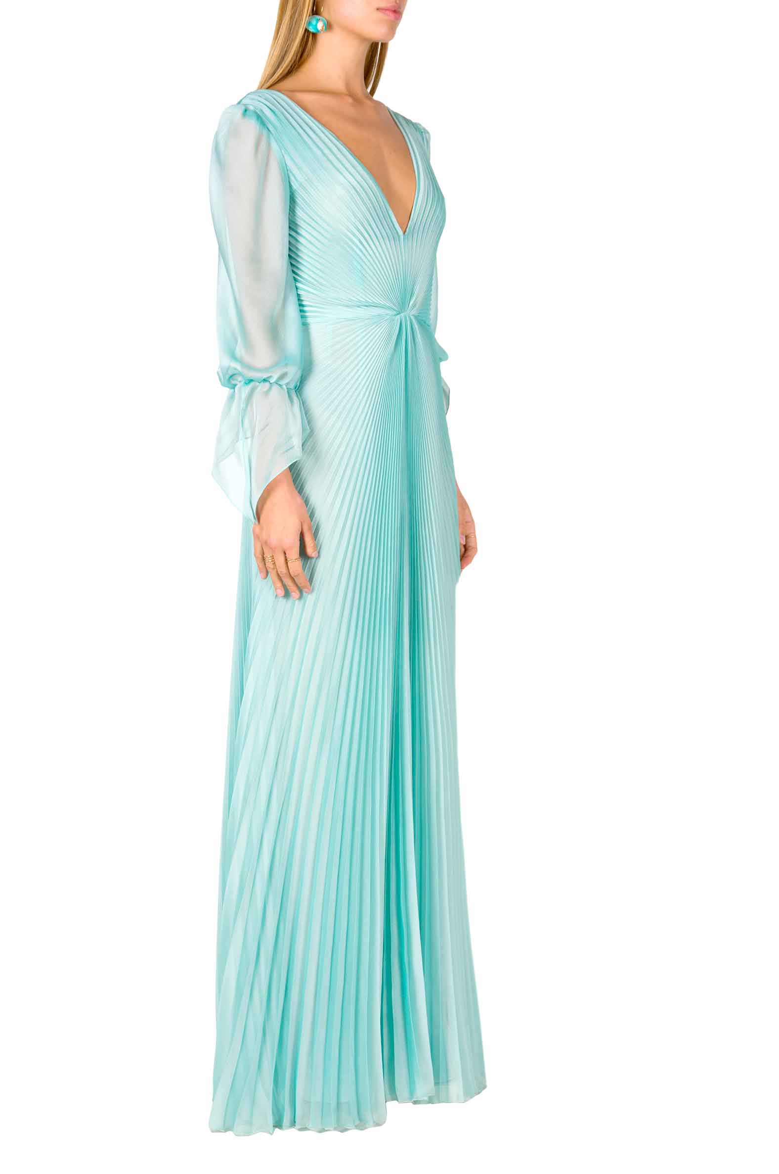 Abito lungo Angelina in chiffon