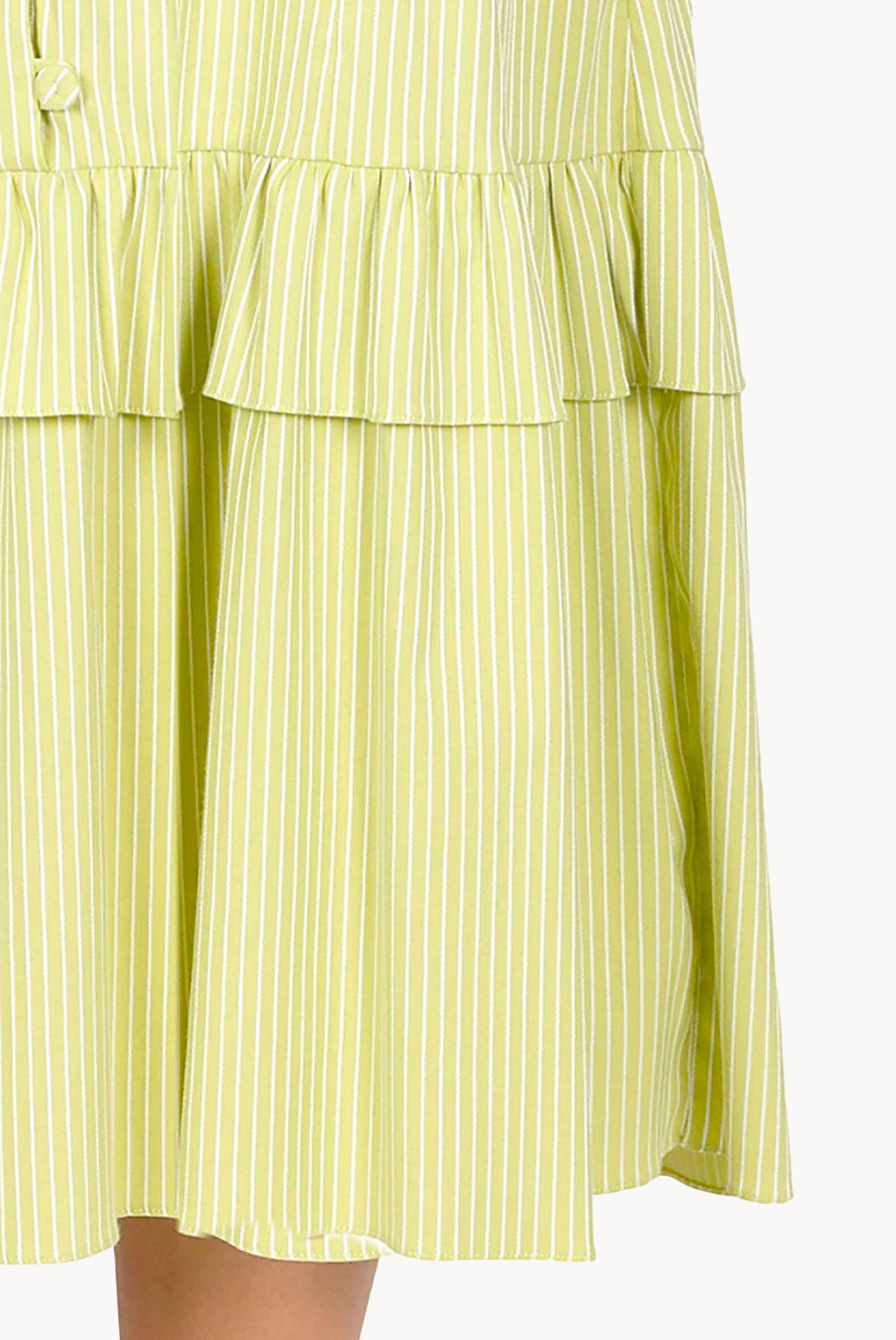 Striped Ruffled Dress