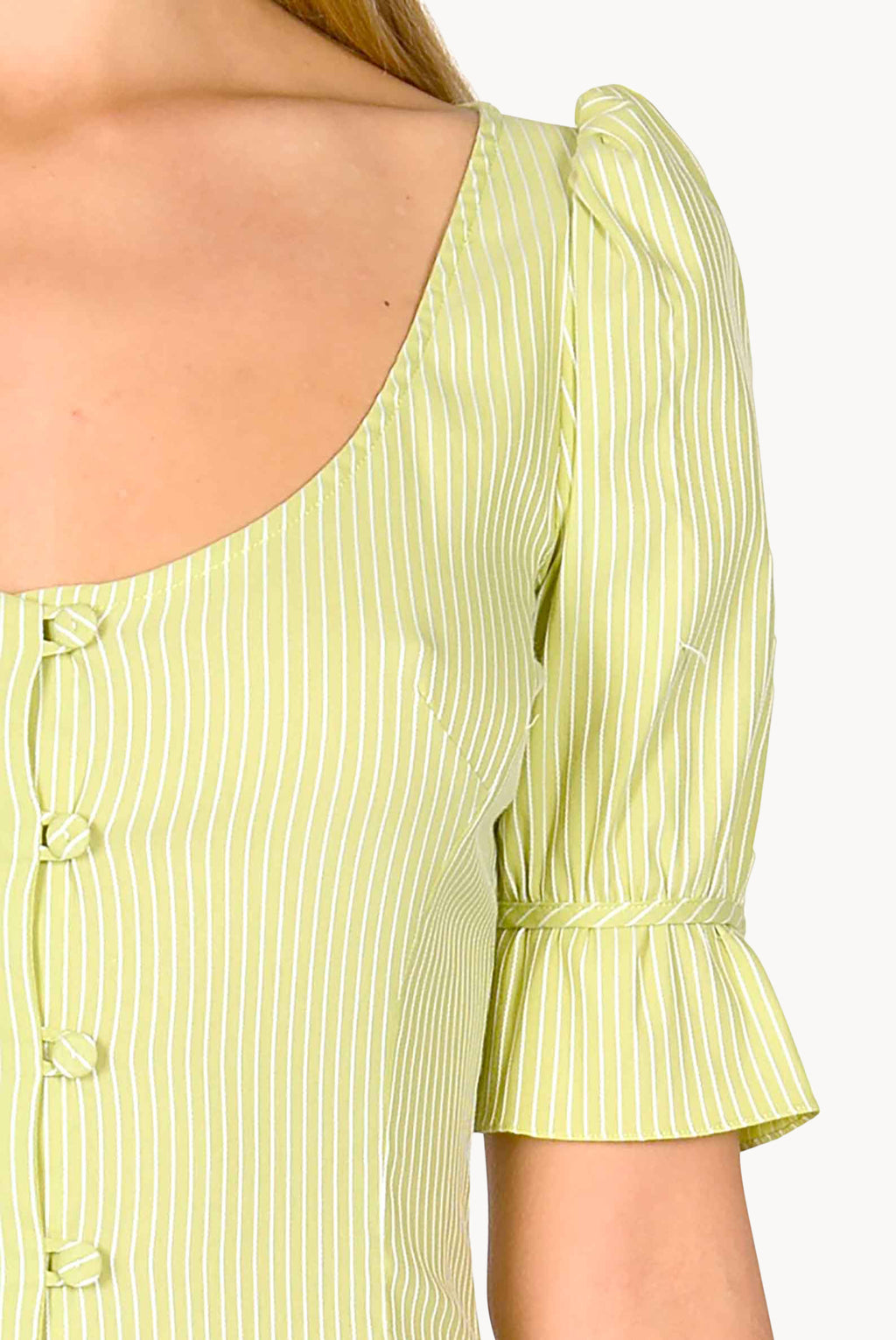 Striped Ruffled Dress