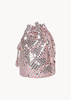 Borsa a secchiello con paillettes