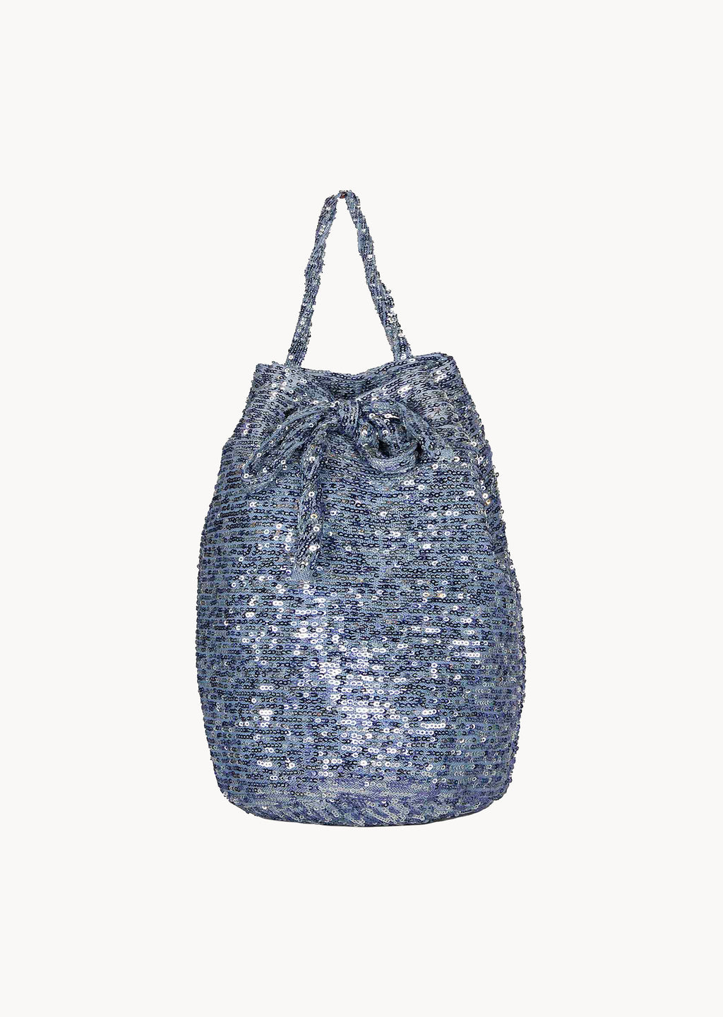 Borsa a secchiello piccole paillettes