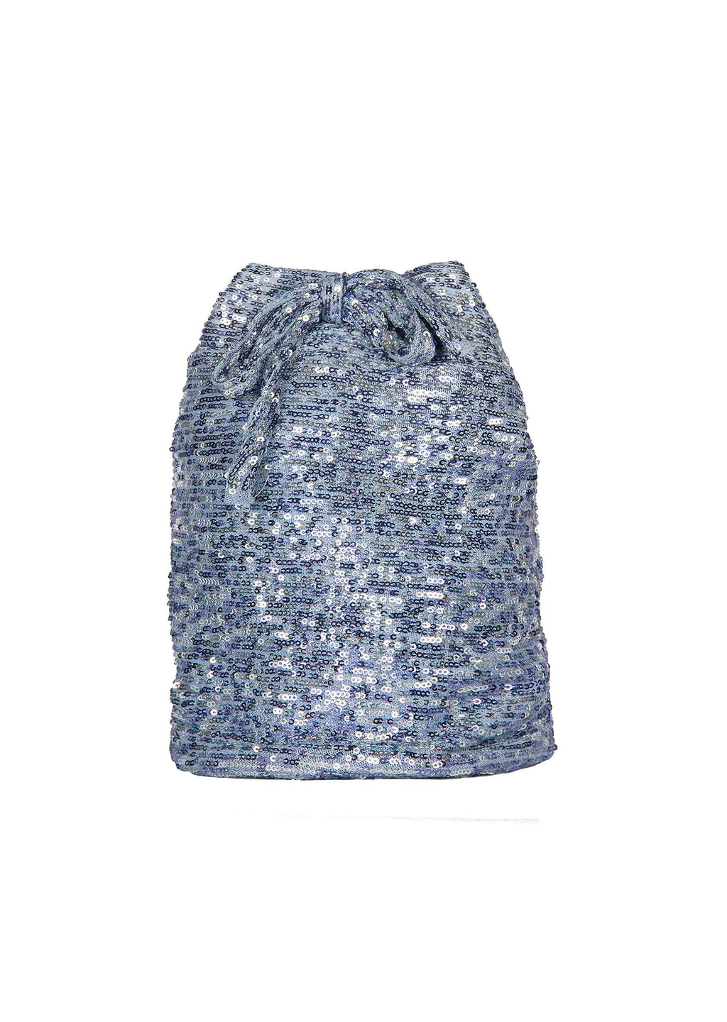 Borsa a secchiello piccole paillettes