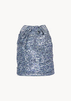 Borsa a secchiello piccole paillettes