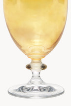 Ambra Set Of Two Rosy Water Glass
