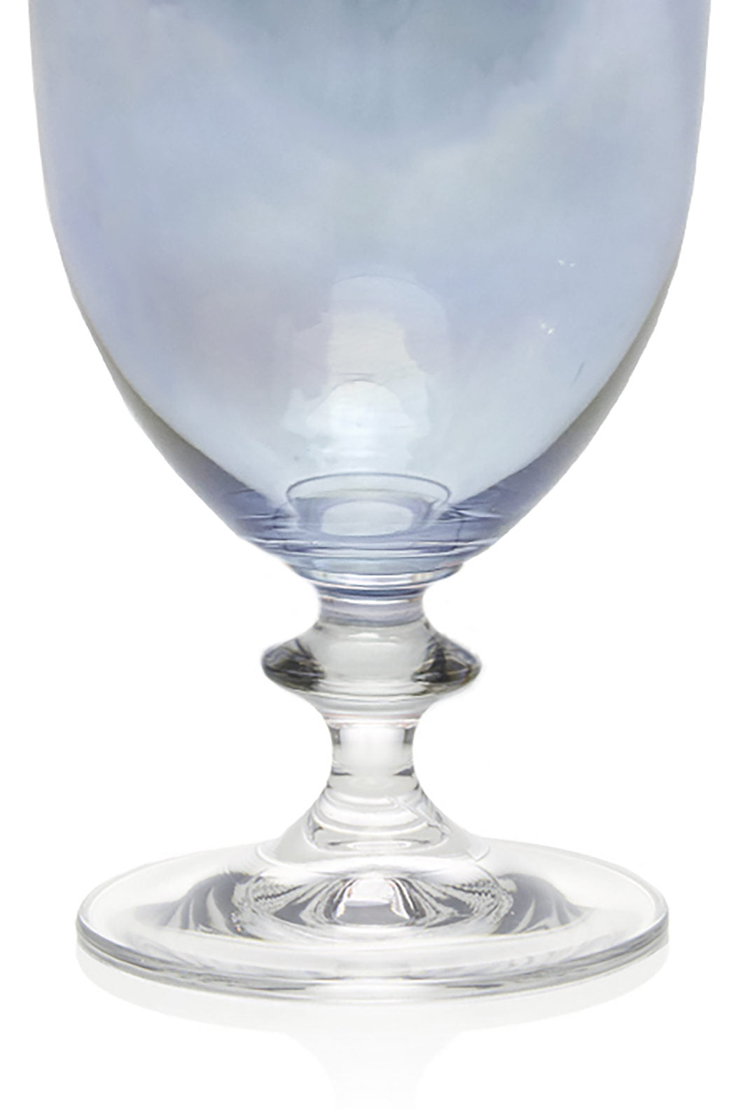 Set blu di due bicchieri d'acqua Rosy