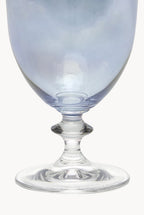 Blue Set Of Two Rosy Water Glass