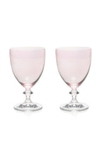 Set rosa di due bicchieri da vino Rosy