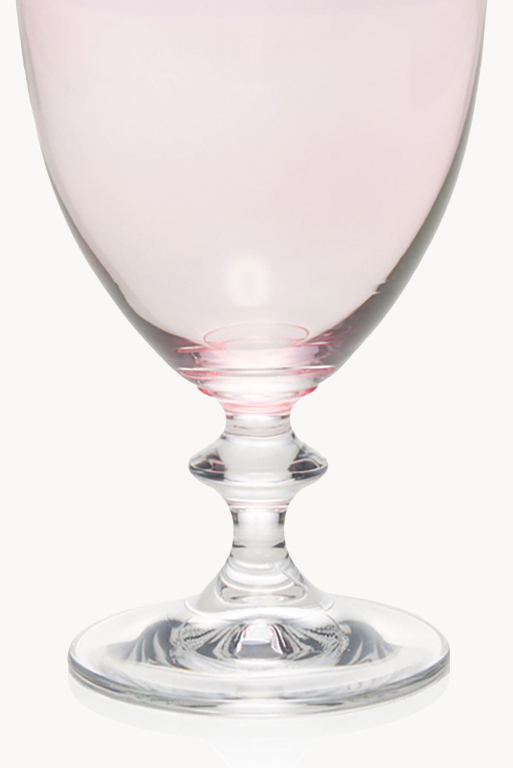 Set rosa di due bicchieri da vino Rosy