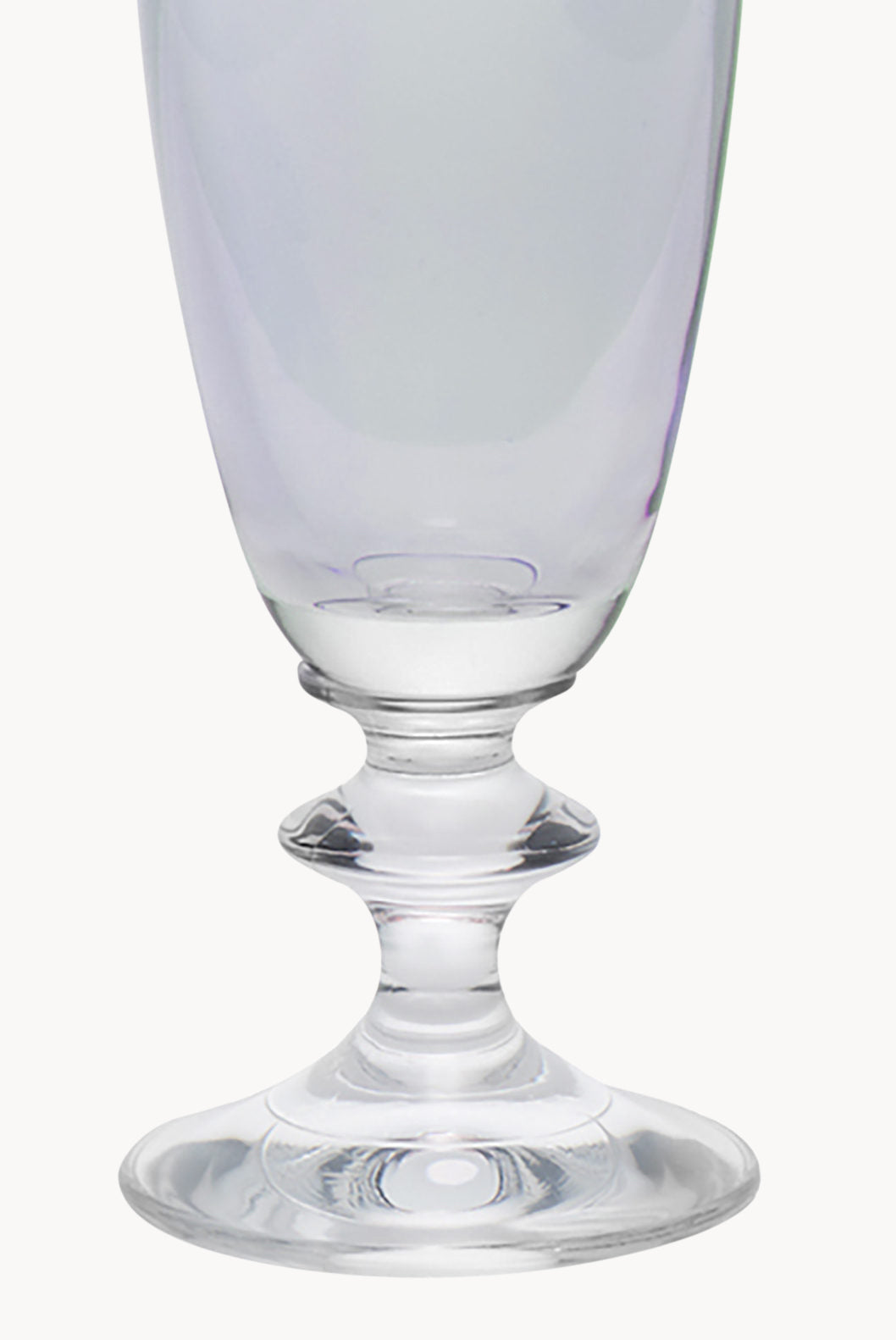 Blue Set Of Two Rosy Flute Glass