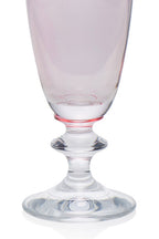 Set rosa di due flute da vino Rosy
