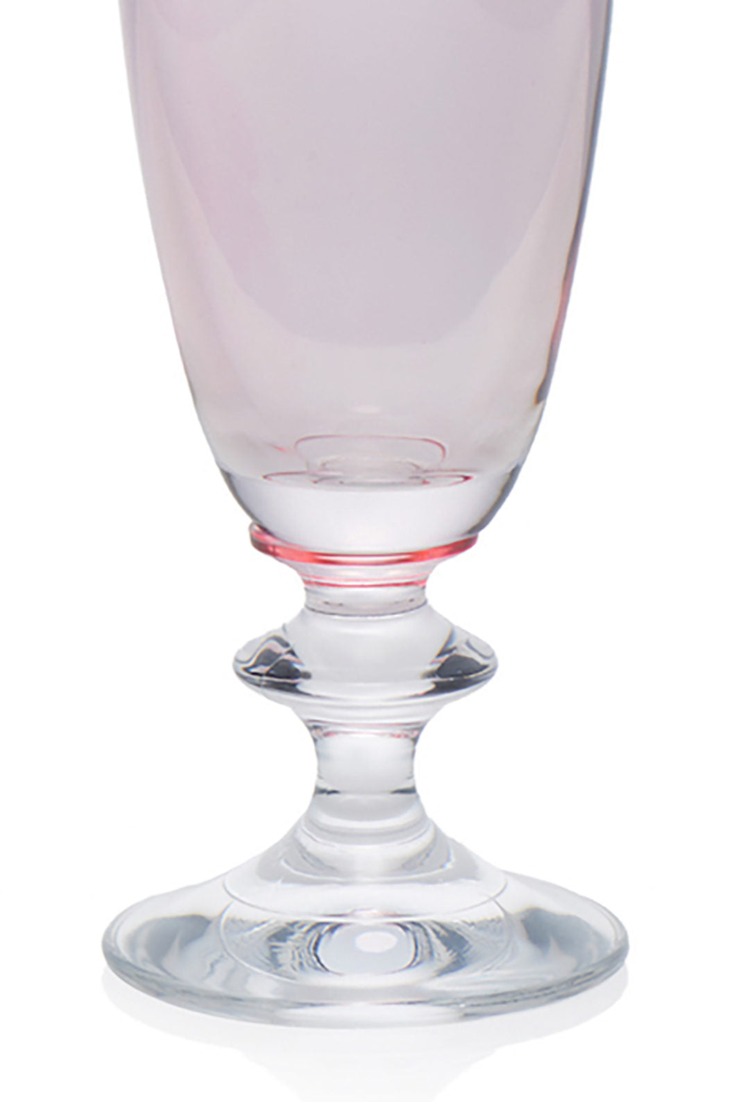 Set rosa di due flute da vino Rosy