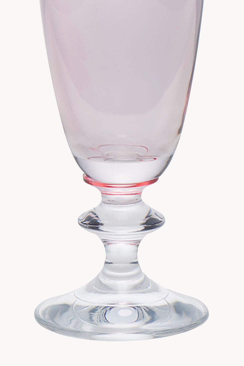 Set rosa di due flute da vino Rosy