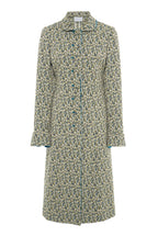Cappotto in jacquard micro floreale