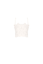 Top con Spalline Sottili in Pizzo Floreale
