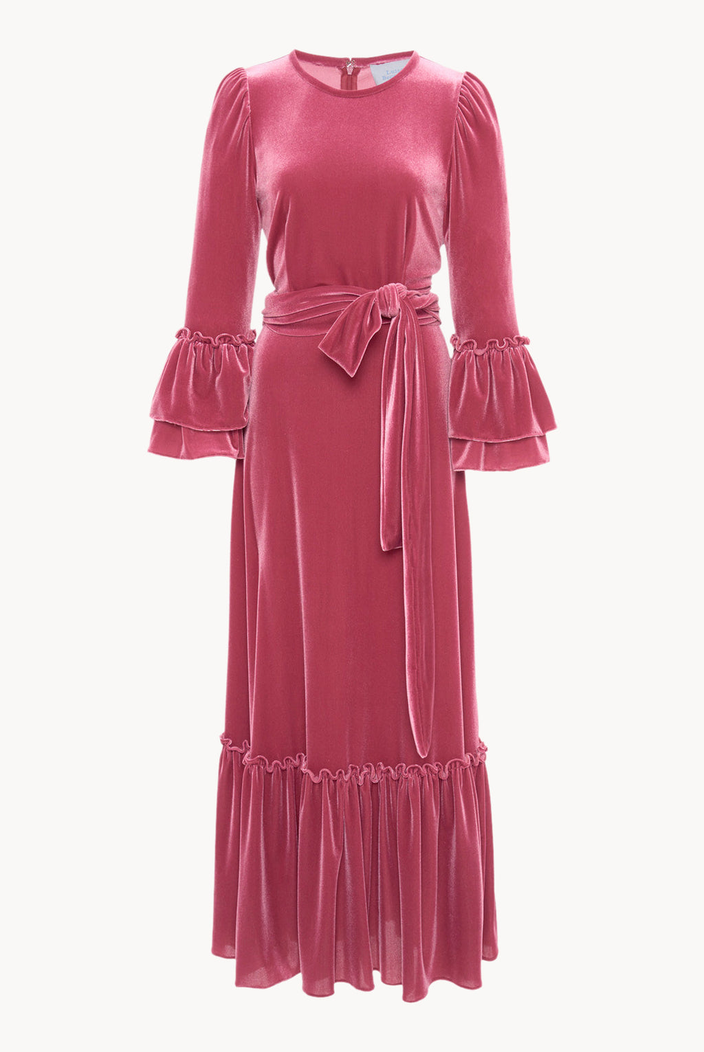 Velvet Stretch Midi Dress
