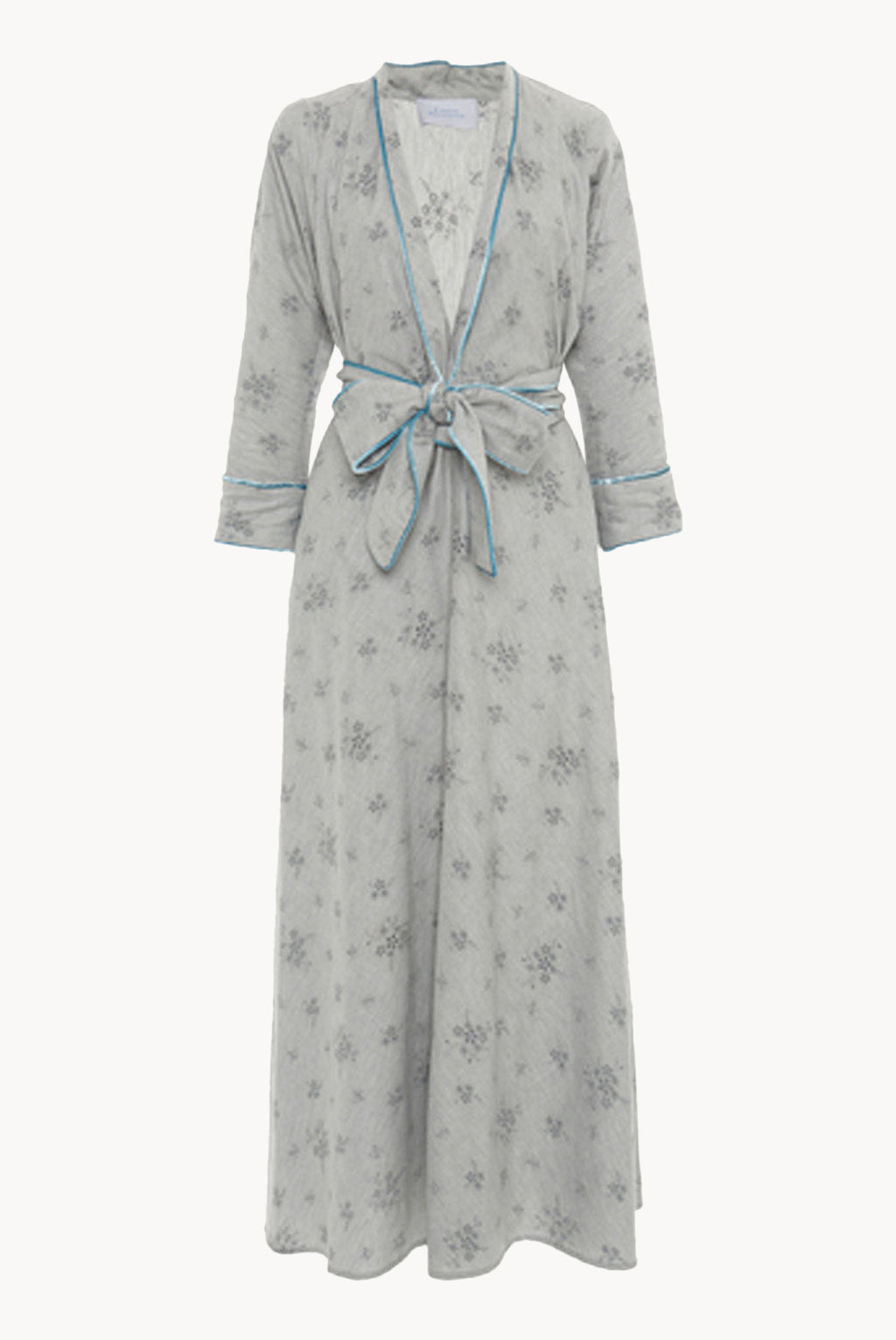 Luisa Cotton Embroidered Wrap Front Dress