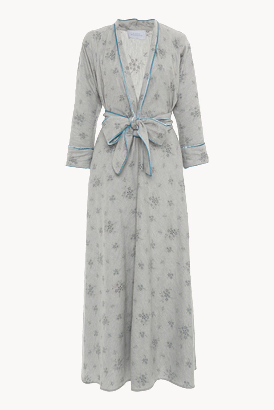 Luisa Cotton Embroidered Wrap Front Dress