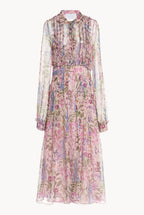 Printed Chiffon Dress