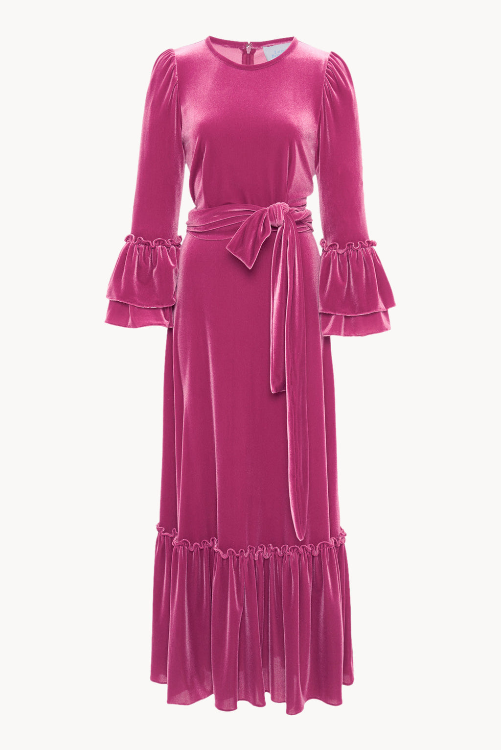 Velvet Stretch Midi Dress