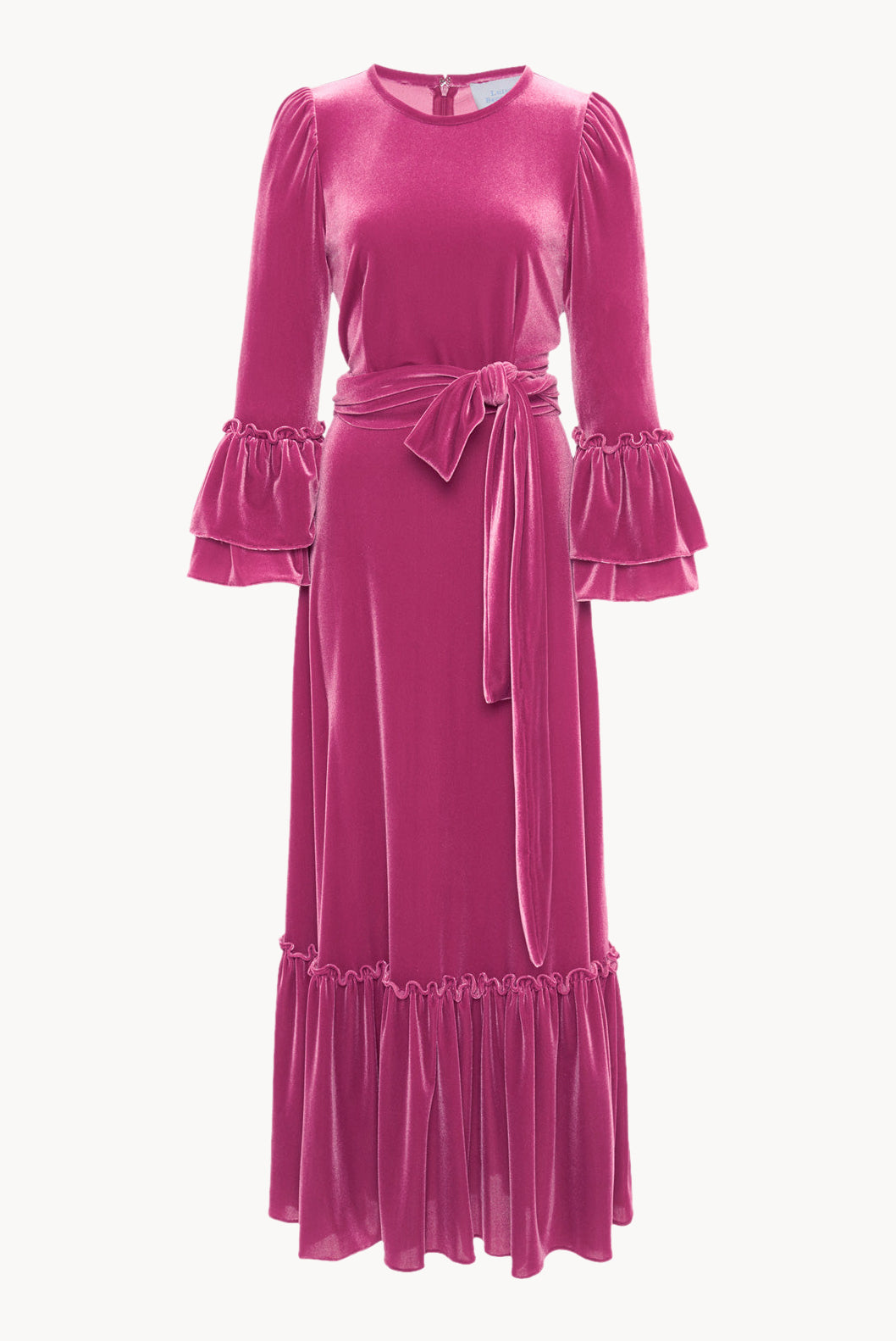 Velvet Stretch Midi Dress