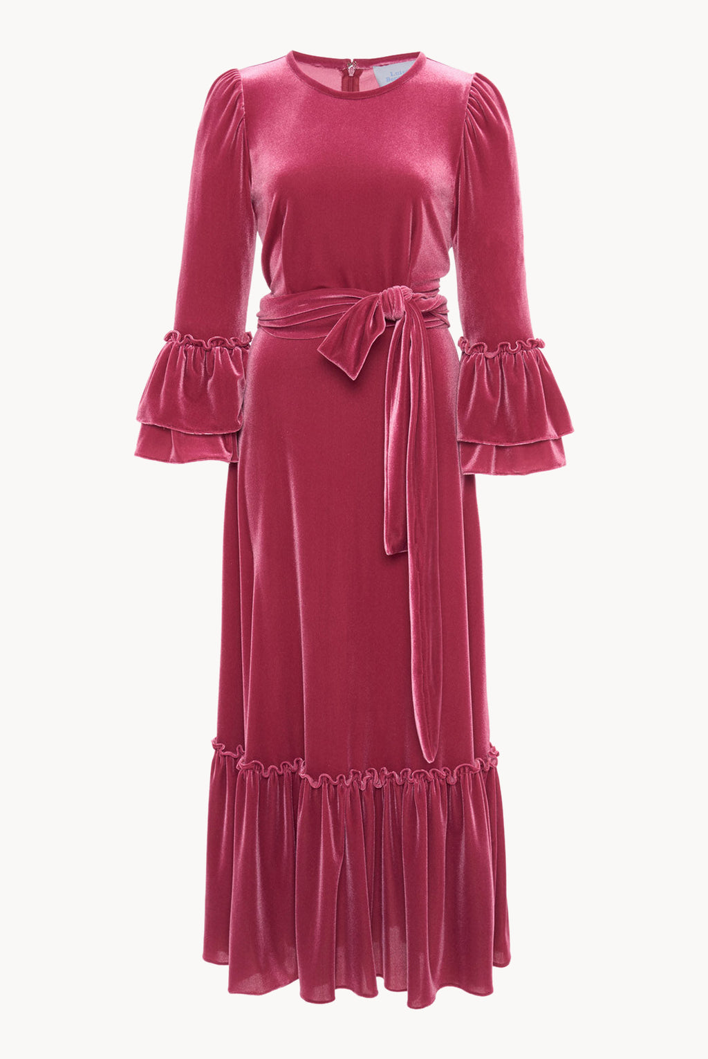 Velvet Stretch Midi Dress