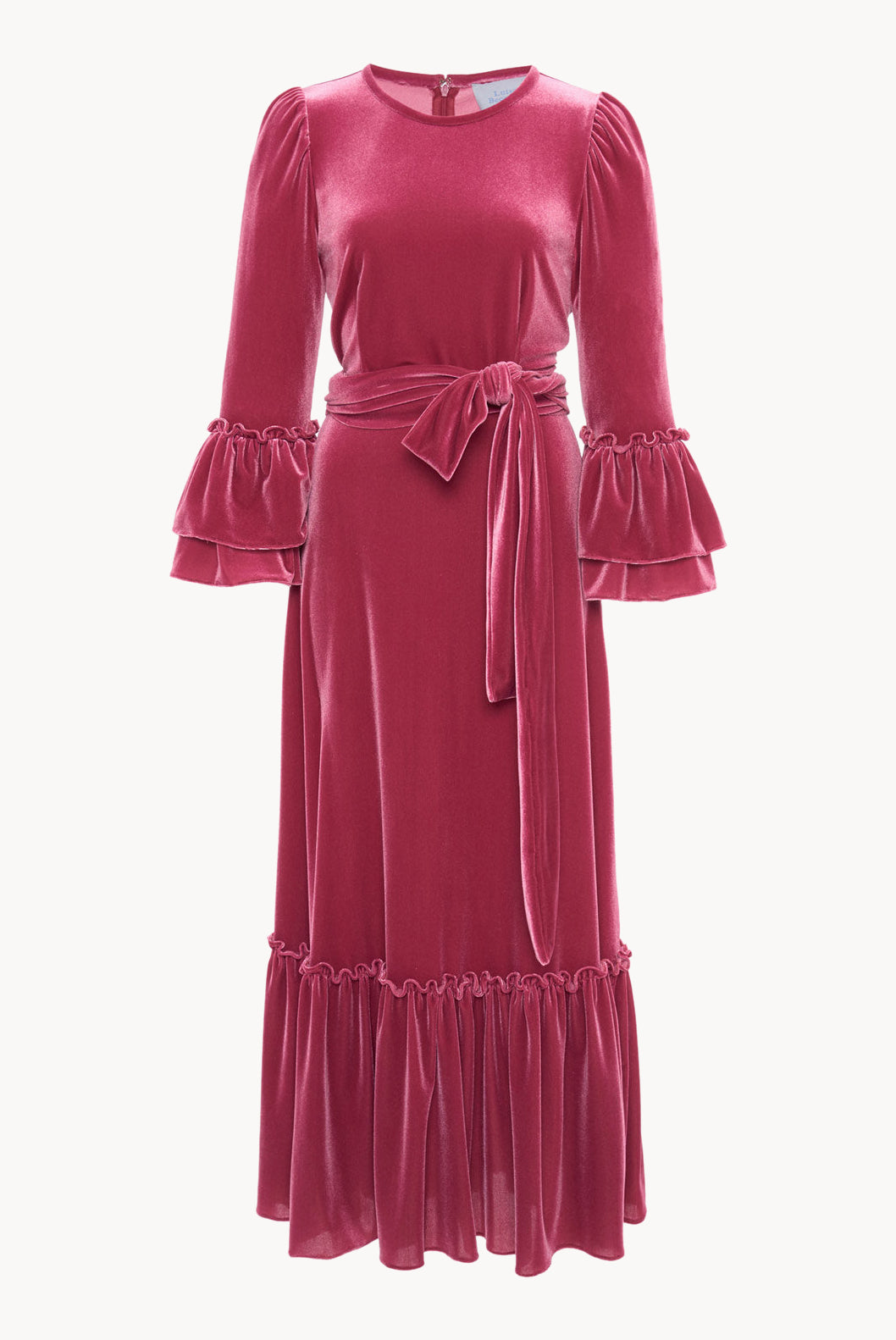 Velvet Stretch Midi Dress