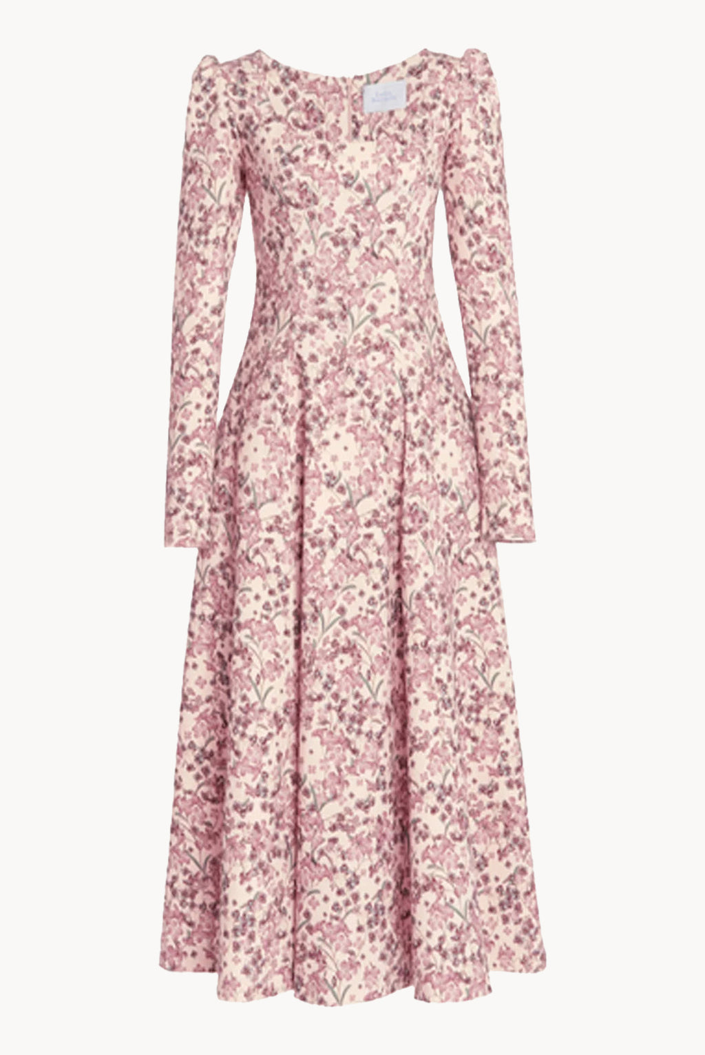 Printed Wool Stretch Dress