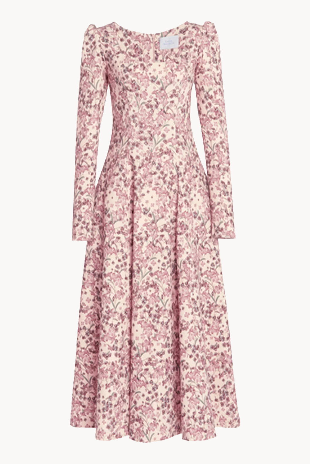 Printed Wool Stretch Dress