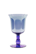 Vaso per candela piccolo sfumatura viola a blu