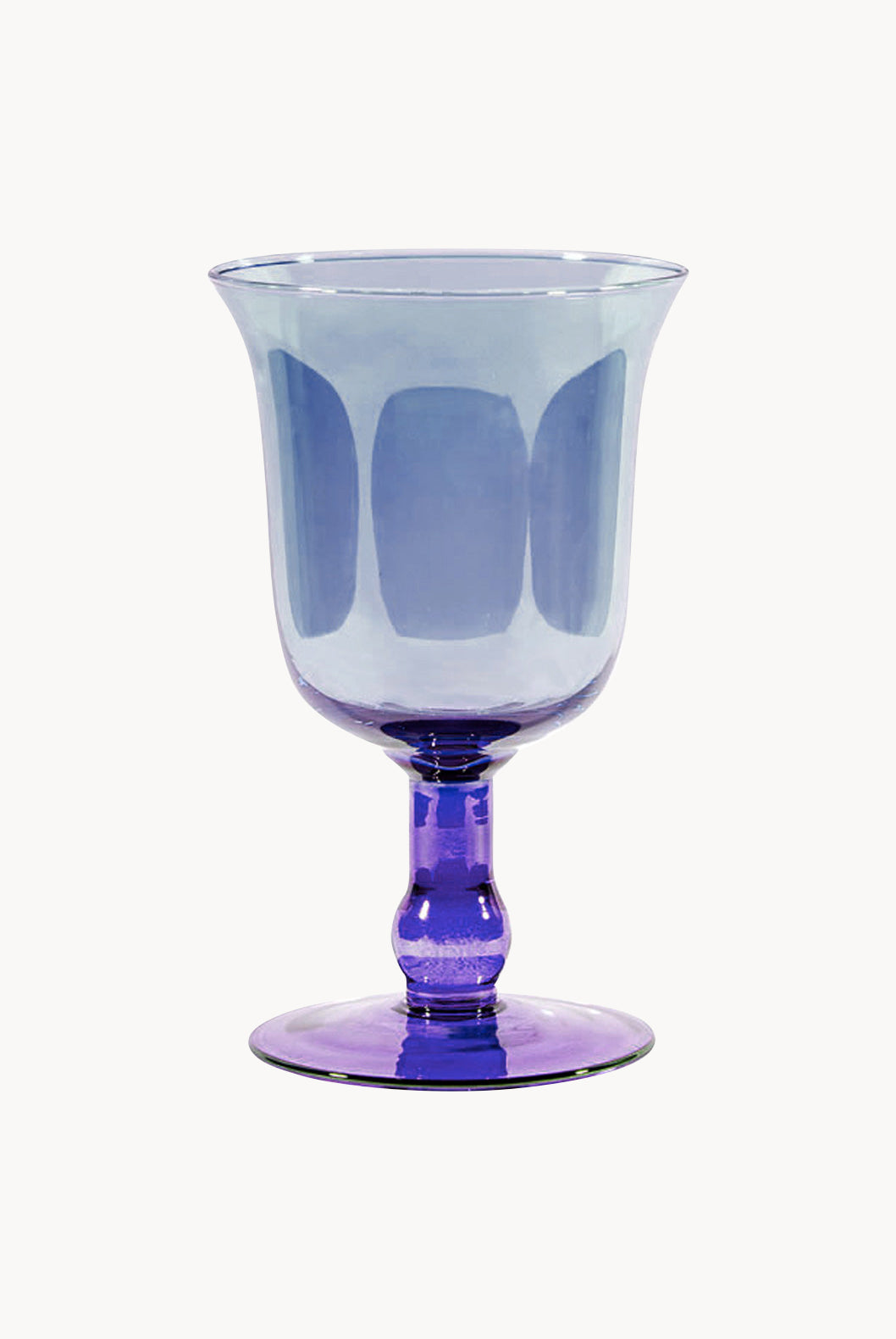 Vaso per candela piccolo sfumatura viola a blu