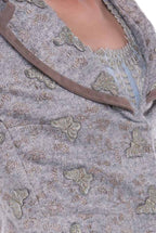 Butterfly Jacquard Fitted Jacket