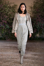 Butterfly Jacquard Fitted Jacket