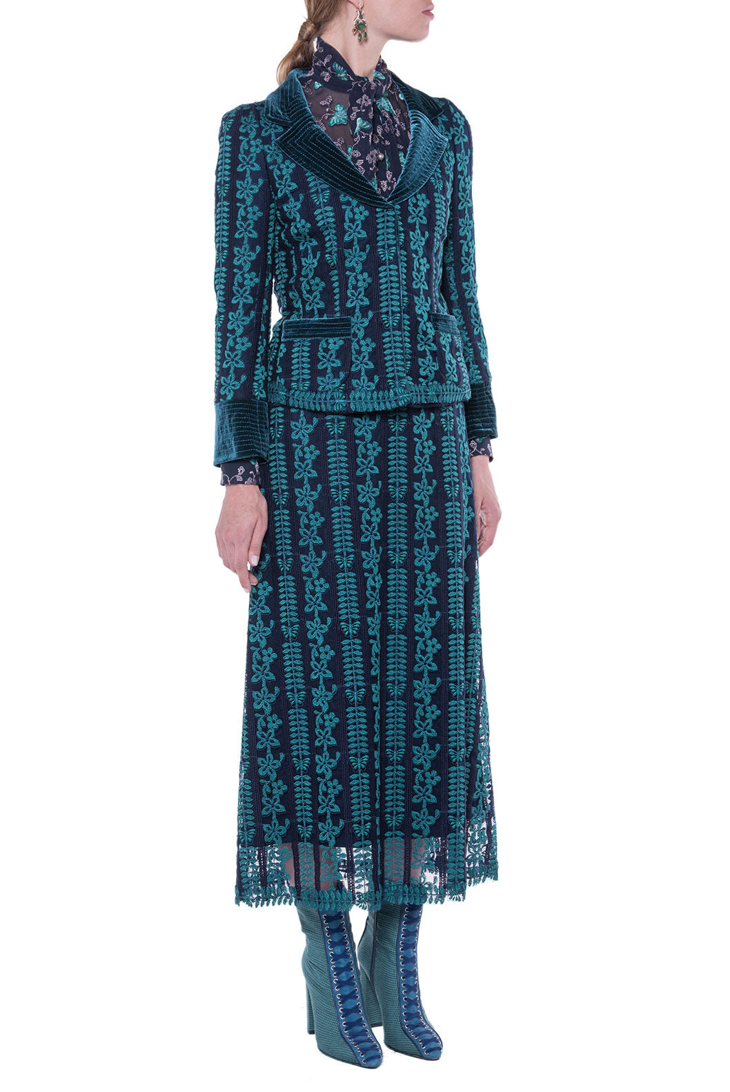 Macrame Fitted Jacket