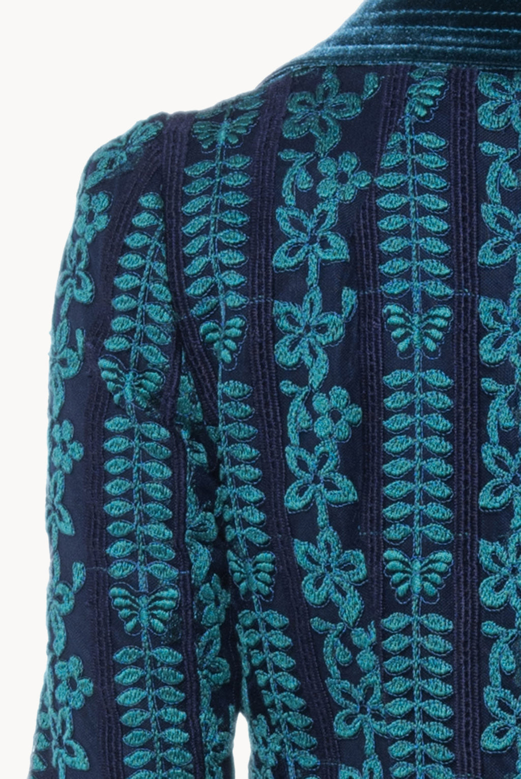 Giacca aderente in macramè
