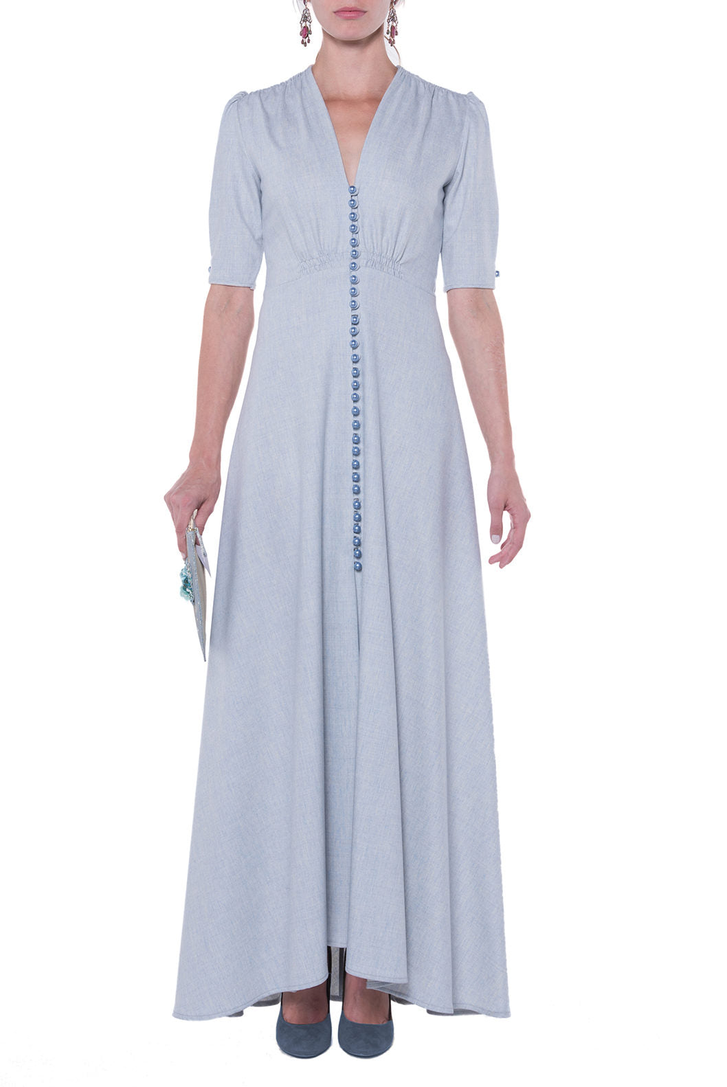 Bottoncino Well Blue Dress