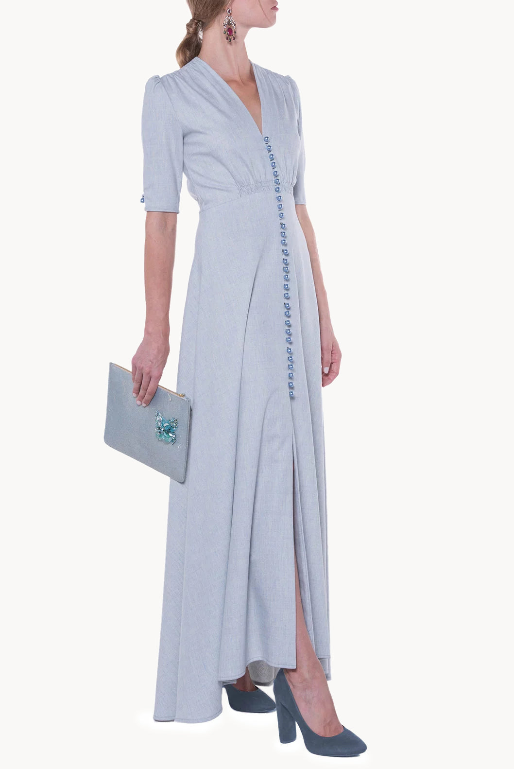 Bottoncino Well Blue Dress