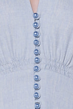 Bottoncino Well Blue Dress
