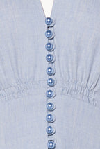 Bottoncino Well Blue Dress