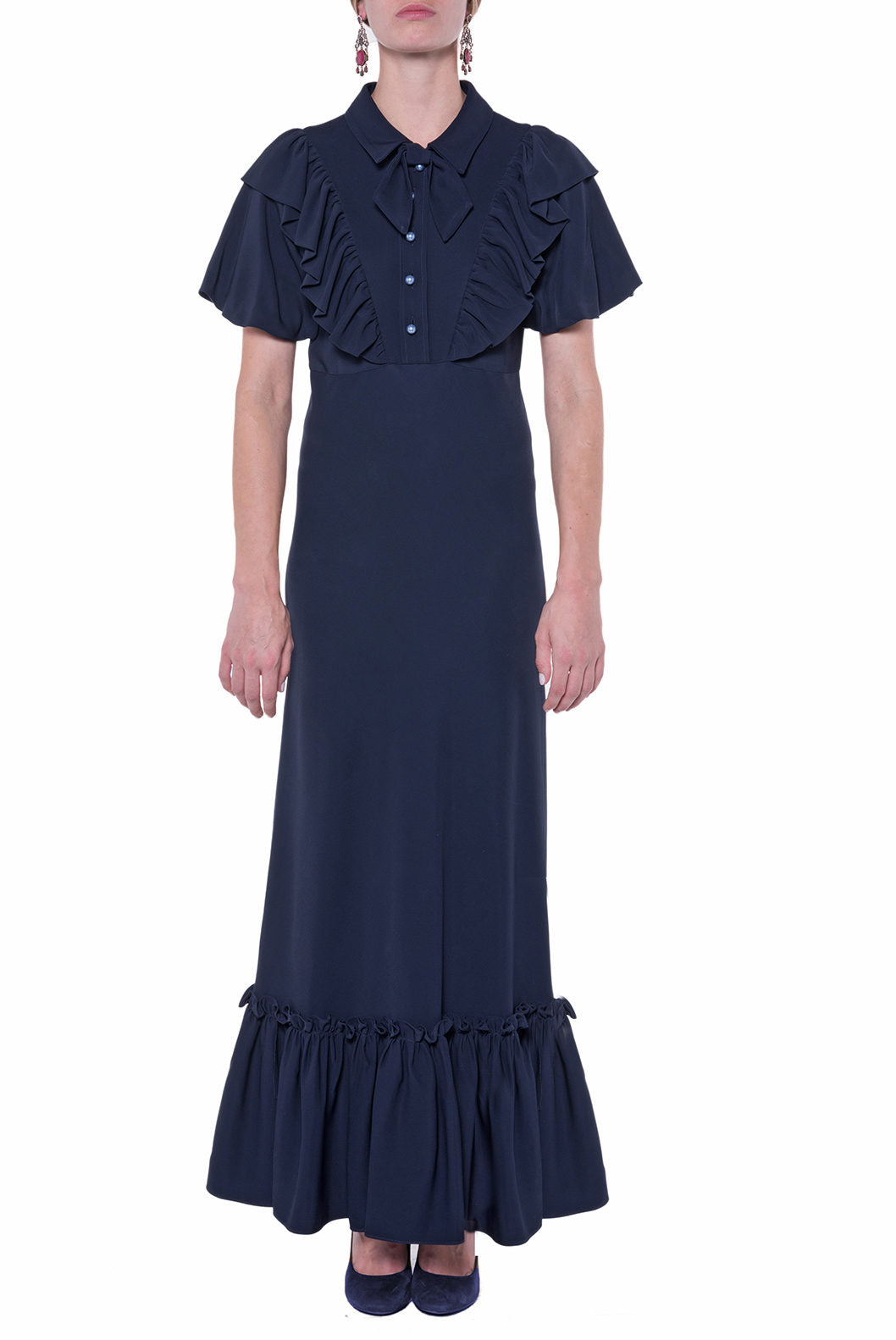 Short Sleeve Collared Dress
