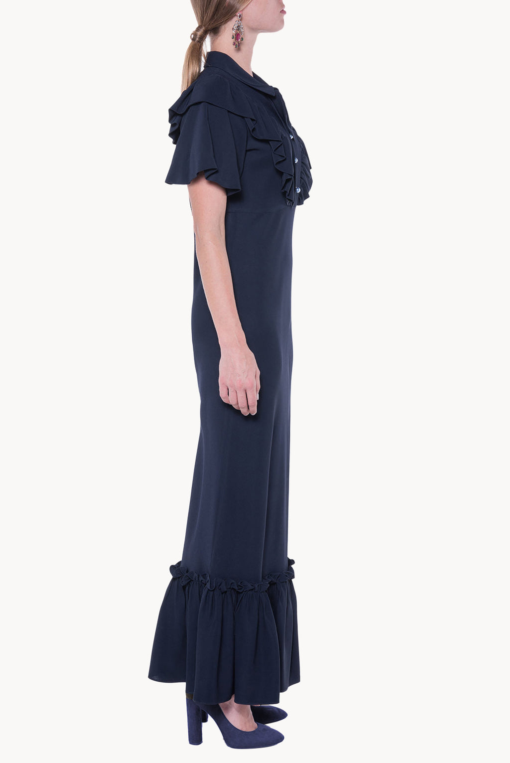 Short Sleeve Collared Dress