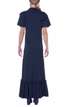 Short Sleeve Collared Dress