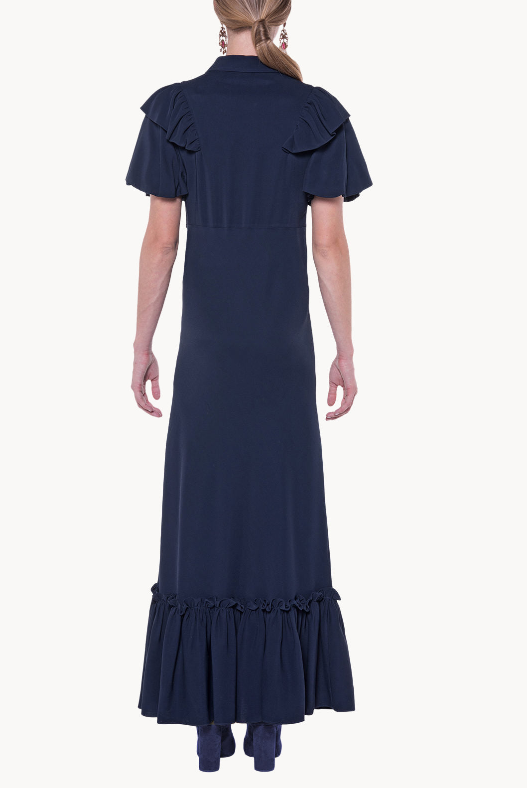 Short Sleeve Collared Dress