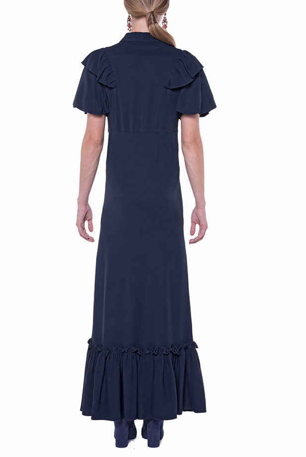 Short Sleeve Collared Dress