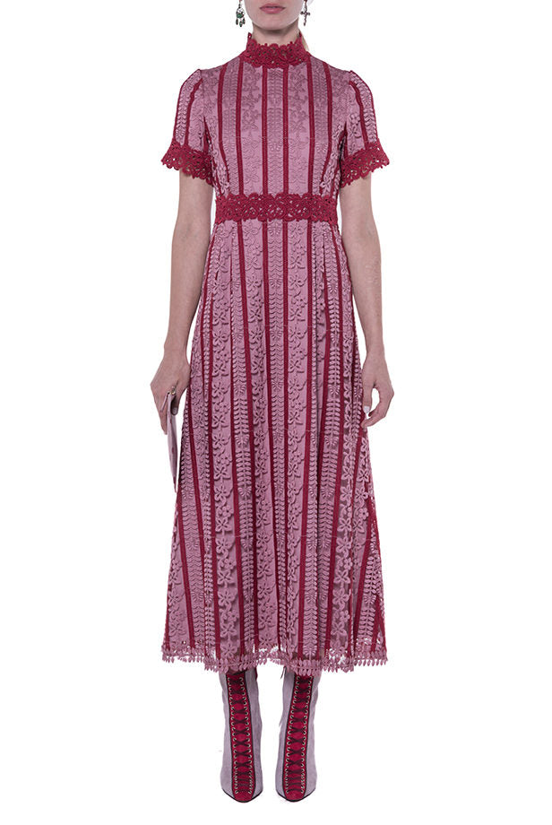 Macrame Embroidered Dress