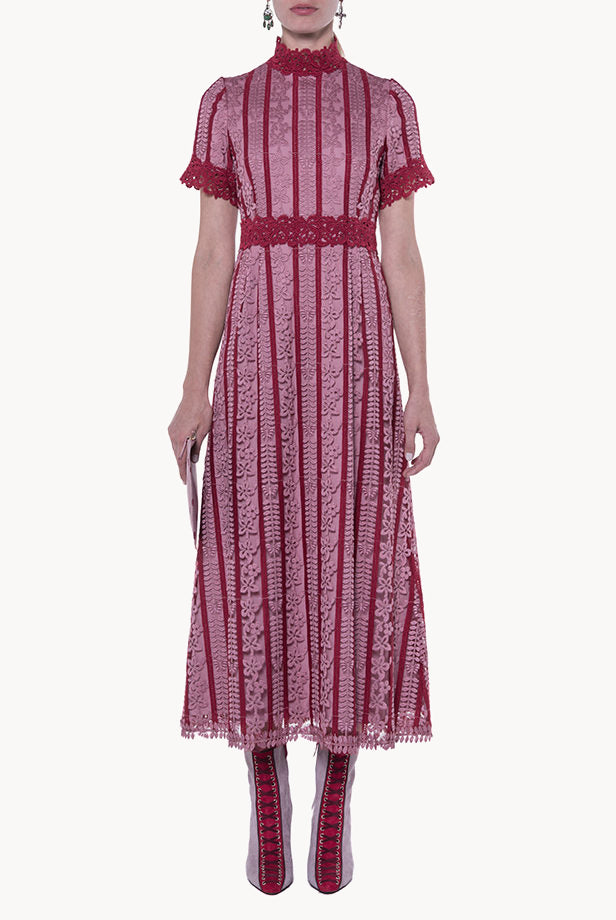 Macrame Embroidered Dress