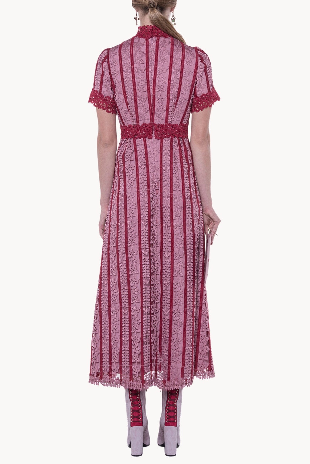 Macrame Embroidered Dress