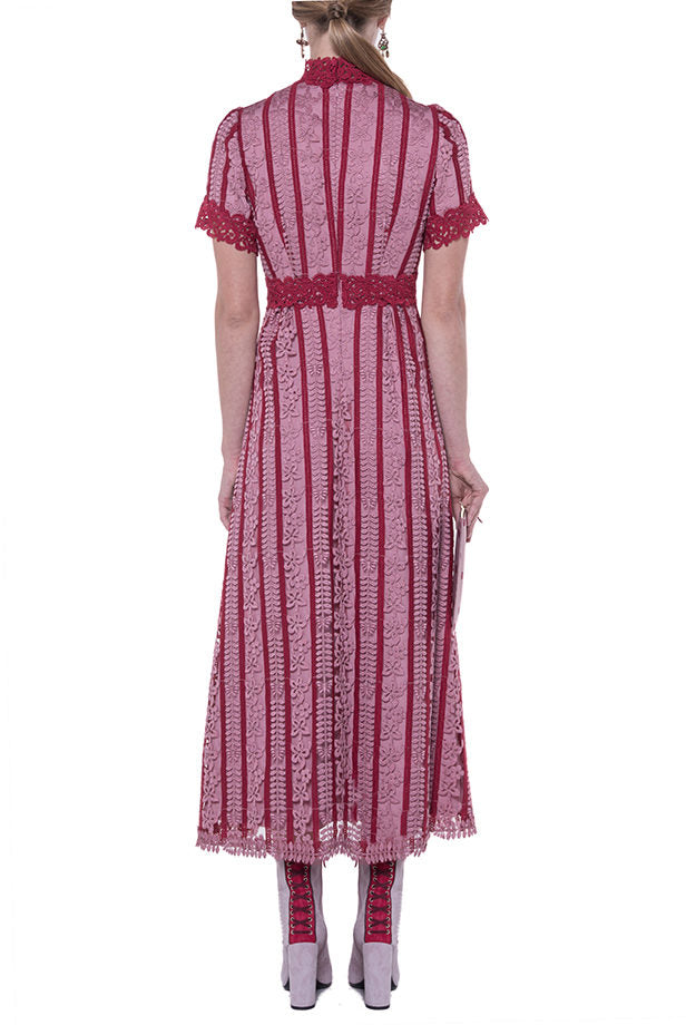 Macrame Embroidered Dress